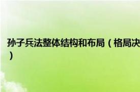 孙子兵法整体结构和布局（格局决定结局：活用孙子兵法相关内容简介介绍）