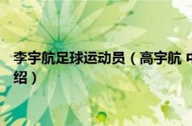 李宇航足球运动员（高宇航 中国职业足球运动员相关内容简介介绍）