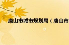 唐山市城市规划局（唐山市城乡规划局相关内容简介介绍）