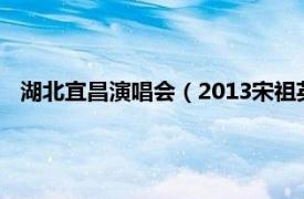 湖北宜昌演唱会（2013宋祖英宜昌演唱会相关内容简介介绍）