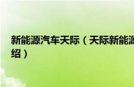 新能源汽车天际（天际新能源科技股份有限公司相关内容简介介绍）