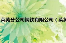 莱芜分公司钢铁有限公司（莱芜钢铁有限公司相关内容简介介绍）