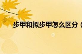 步甲和拟步甲怎么区分（拟步甲相关内容简介介绍）