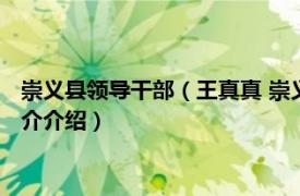 崇义县领导干部（王真真 崇义县人民政府办公室主任相关内容简介介绍）