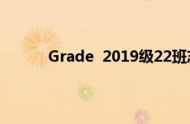 Grade  2019级22班志愿服务队相关内容介绍