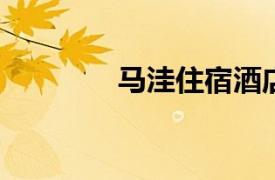 马洼住宿酒店相关内容介绍