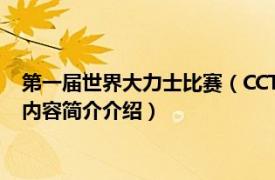 第一届世界大力士比赛（CCTV2012世界大力士中国争霸赛相关内容简介介绍）