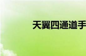 天翼四通道手机相关内容介绍