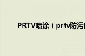 PRTV喷涂（prtv防污闪涂料相关内容简介介绍）