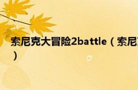 索尼克大冒险2battle（索尼克大冒险2硬盘版相关内容简介介绍）