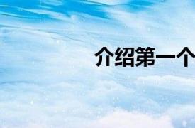 介绍第一个相关内容介绍