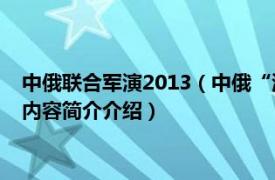 中俄联合军演2013（中俄“海上联合——2014”军事演习相关内容简介介绍）