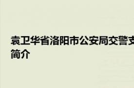 袁卫华省洛阳市公安局交警支队高新巡警大队原大队长相关内容简介