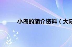 小岛的简介资料（大陆小岛相关内容简介介绍）