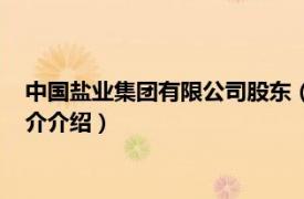 中国盐业集团有限公司股东（中国盐业股份有限公司相关内容简介介绍）