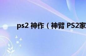 ps2 神作（神臂 PS2家机游戏相关内容简介介绍）