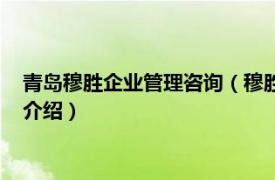 青岛穆胜企业管理咨询（穆胜企业管理咨询事务所相关内容简介介绍）