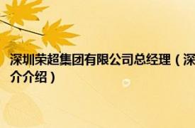 深圳荣超集团有限公司总经理（深圳市荣超房地产开发有限公司相关内容简介介绍）