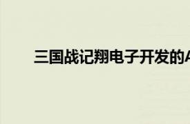 三国战记翔电子开发的ACT单机游戏相关内容简介