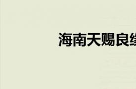 海南天赐良缘相关内容简介