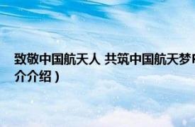 致敬中国航天人 共筑中国航天梦PPT（为你而歌致敬中国航天相关内容简介介绍）