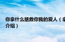 你拿什么拯救你我的爱人（拿什么拯救你我的爱人相关内容简介介绍）