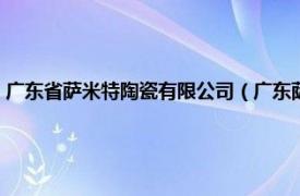 广东省萨米特陶瓷有限公司（广东萨米特陶瓷有限公司相关内容简介介绍）