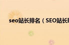 seo站长排名（SEO站长联盟论坛相关内容简介介绍）