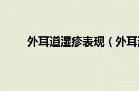 外耳道湿疹表现（外耳道湿疹相关内容简介介绍）