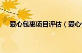 爱心包裹项目评估（爱心包裹项目相关内容简介介绍）