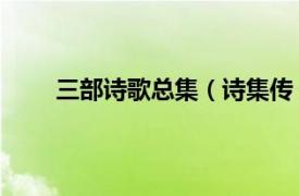 三部诗歌总集（诗集传 全三册相关内容简介介绍）