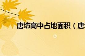 唐坊高中占地面积（唐坊高中相关内容简介介绍）