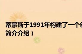 蒂蒙斯于1991年构建了一个创业模型（盖特纳创业模型相关内容简介介绍）