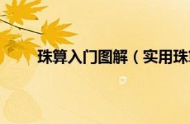 珠算入门图解（实用珠算教程相关内容简介介绍）