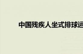 中国残疾人坐式排球运动员在黄琴相关内容介绍