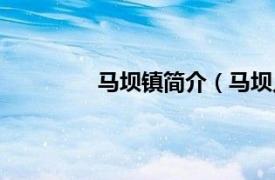 马坝镇简介（马坝人相关内容简介介绍）