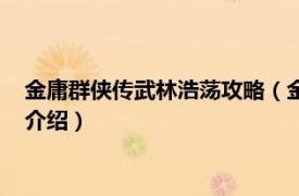 金庸群侠传武林浩荡攻略（金庸群侠传：武林浩荡相关内容简介介绍）