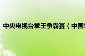 中央电视台拳王争霸赛（中国拳王 电视节目相关内容简介介绍）