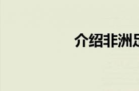 介绍非洲足迹相关内容