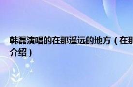 韩磊演唱的在那遥远的地方（在那遥远的地方 韩磊演唱歌曲相关内容简介介绍）