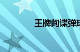 王牌间谍弹球相关内容介绍