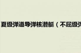 夏级弹道导弹核潜艇（不屈级弹道导弹核潜艇相关内容简介介绍）