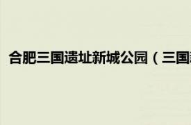 合肥三国遗址新城公园（三国新城遗址公园相关内容简介介绍）