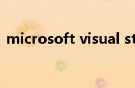 microsoft visual studio 2010是什么软件