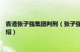 香港张子强集团判刑（张子强 香港犯罪集团首脑相关内容简介介绍）