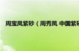 周宝凤紫砂（周秀凤 中国紫砂壶制作大师相关内容简介介绍）