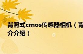 背照式cmos传感器相机（背照式CMOS图像感应器相关内容简介介绍）