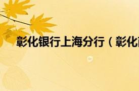 彰化银行上海分行（彰化商业银行相关内容简介介绍）