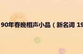 90年春晚相声小品（新名词 1993年春晚相声相关内容简介介绍）