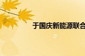 于国庆新能源联合创始人相关内容简介